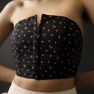 NWT Floral Bustier